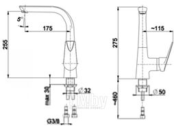 Смеситель Armatura Topaz 4013-915-00