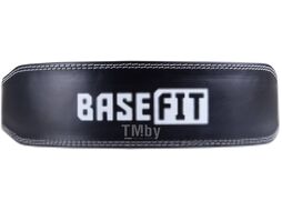 Пояс для пауэрлифтинга BaseFit SU-302 (XL, черный)