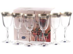 Набор бокалов Bohemia Crystal Angela 40600/43249/350 (6шт)