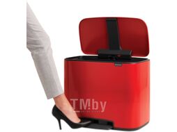 Мусорное ведро Brabantia Bo Pedal Bin / 121401 (36л, красный)
