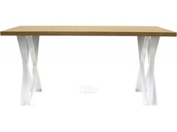 Обеденный стол Buro7 Призма Классика 180x80x76 (дуб натуральный/белый)