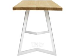 Обеденный стол Buro7 Уиллис Классика 150x80x74 (дуб натуральный/белый)