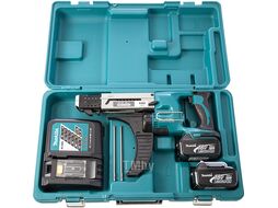 Аккум. шуруповерт MAKITA DFR 550 RFE в чем. (18.0 В, 2 акк., 3.0 А/ч Li-Ion, 1 скор., 40 Нм, шурупы до 4 мм)