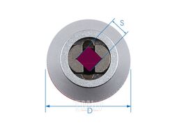 Держатель метчика KING TONY М4-М12, 3/8" 39123012M