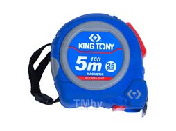 Рулетка измерительная KING TONY 5 м, магнитный крюк 79094-05C1
