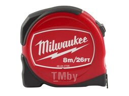 Рулетка MILWAUKEE SLIM 8м-26фт / ширна 25мм 48227726