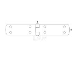 Петля французская EKT 300x40x2 FP-300 (шт) CV501320