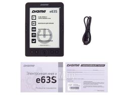 Электронная книга Digma e63S, Dark Grey