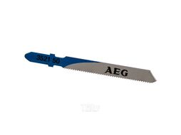 Пилка для лобзика (по металлу) AEG T118A 55x1,2 мм (5 шт) 4932352150