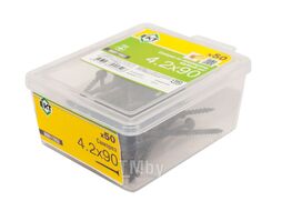 Саморез по ГК EKT крупный шаг 4,2х90 в пласт. контейнере (упак/50шт) B0011553