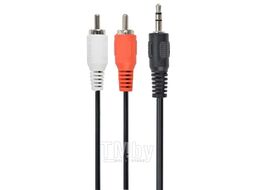 Стерео переходник GEMBIRD со штекера 3.5 мм на штекеры RCA (CINCH) CCAB-458, 1.5 м