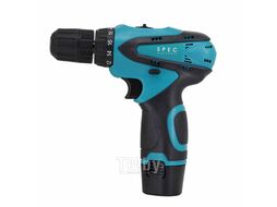 Аккумуляторная дрель-шуруповерт Spec DF330PRO-1 (2 ск,Li-ion 12В, 2 акк, 1,5 А/ч, кейс) CDF330PRO1.00