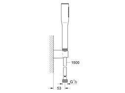 Душевой гарнитур Grohe Eurosmart Cosmopolitan (27369000)