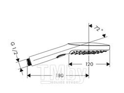 Душевая лейка Hansgrohe Raindance Select S 120 (26530400)