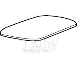 Сиденье для унитаза Geberit iCon Square Rimfree "микролифт" (571910000)