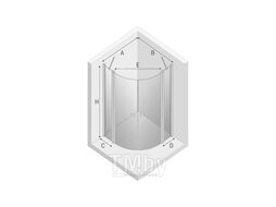 Душевая кабина New Trendy NEW SOLEO 195x80x80 полукруглая (K-0418)