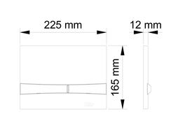 Смывная клавиша Berges Wasserhaus Novum F5 Soft Touch черная (040055)