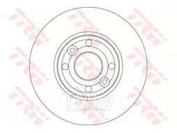 Диск тормозной передн NISSAN: MICRA 03-, MICRA C+C 05-, NOTE 06-, RENAULT: CLIO III 05-, MEGANE II 02-, MEGANE II седан 03-, MODUS 04-