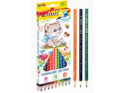 Набор цветных карандашей deVente Cosmo.Trio / 5023911 (18цв)