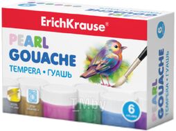 Гуашь Erich Krause Pearl / 50539 (6цв)