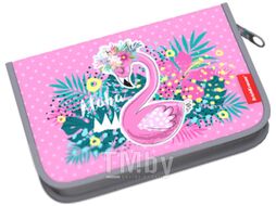 Пенал Erich Krause Rose Flamingo / 52519