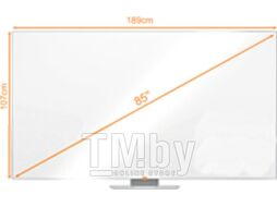 Магнитно-маркерная доска NOBO Widescreen 85" Nano Clean 1905300
