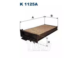 Фильтр салонный Citroen C5 11/00--> - FILTRON K1125A