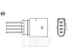 Лямбда-зонд OZA532-V4 Skoda Fabia 1.2 01-, VW Polo, Fox NGK 0006