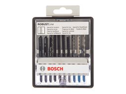 Набор пилок к лобзику ROBUST Line Top Expert с-T-образным хвостовиком, 10 шт. BOSCH