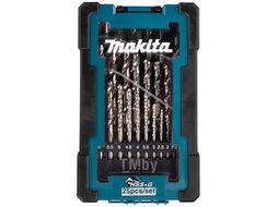 Набор сверл по мет. 25 шт 1-13мм, шаг 0.5мм, HSS-G (MAKITA)