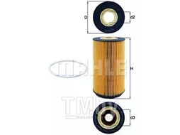 Фильтр масляный Audi A8 03-10 6,0/6,3 KNECHT OX557D