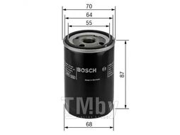Фильтр масляный CITROEN/FORD/MAZDA/MITSUBISHI/OPEL…. BOSCH 0986452041