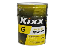Моторное масло Kixx G SL CF 10W40 20L (API: SL CF Semi Synthetic) L5316P20E1