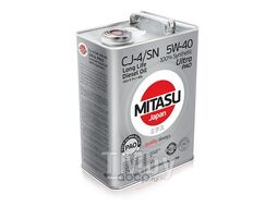 Моторное масло MITASU 5W40 4L ULTRA DIESEL CJ-4 SM (PAO) (API CJ-4, CI-4(Plus) SM ACEA E7 E9-08) MJ-211-4