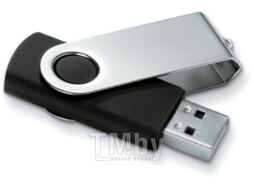 Usb flash накопитель Mid Ocean Brands Brands Twister 16GB / MO1001c-03-16G (черный/серебристый)