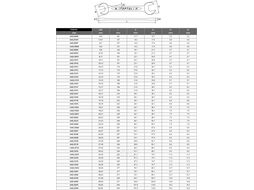 Ключ рожковый 24х27 TOPTUL (AAEJ2427)