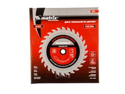 Пильный диск по дереву, 185 х 20мм, 36 зубьев + кольцо 16/20 MATRIX Professional 73278