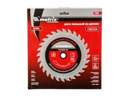 Пильный диск по дереву, 230 х 32мм, 36 зубьев + кольцо 30/32 MATRIX Professional 73296