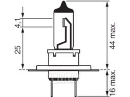 Автолампа Plus 90 H7 12V 55W BOSCH 1987301078