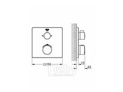 Корпус для скрытого монтажа GROHE Grohtherm 24079000