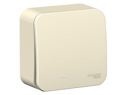 Переключатель Blanca 10A (изолирующая пластина) открытая установка, молочный Schneider Electric BLNVA106012