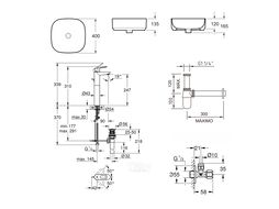 Умывальник Lavinia Boho Bathroom Sink Slim 21510232