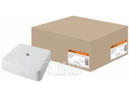 Коробка распаячная КР 75х75х28 ОП белая IP40 TDM