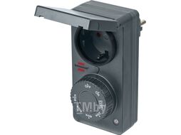 Розетка-таймер с датчиком темноты Brennenstuhl (IP44)