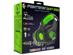 Наушники с микрофоном Jet.A GHP-250, Black-Green