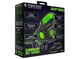 Наушники с микрофоном Jet.A GHP-250, Black-Green