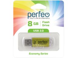Usb flash накопитель Perfeo 8GB E01 / PF-E01Gl008ES (золотой)