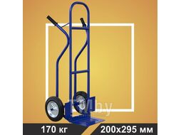 Тележка грузовая КГ 170 с колёсами d 250мм литая резина