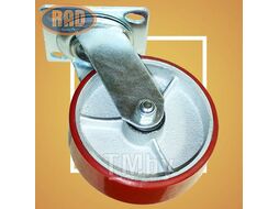 Колесная опора большегрузная полиуретановая поворотная RAD CPU 125