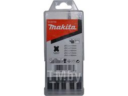Набор буров SDS-Plus MAKITA 5 шт. (5, 6, 8x110, 6, 8x160)